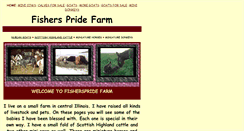 Desktop Screenshot of fisherspride.com